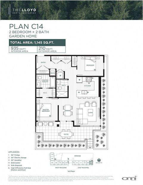 the floor plan of the condo